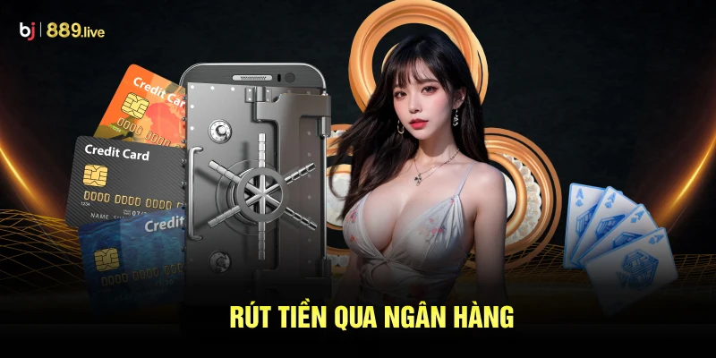 Các bước rút tiền về tài khoản ngân hàng