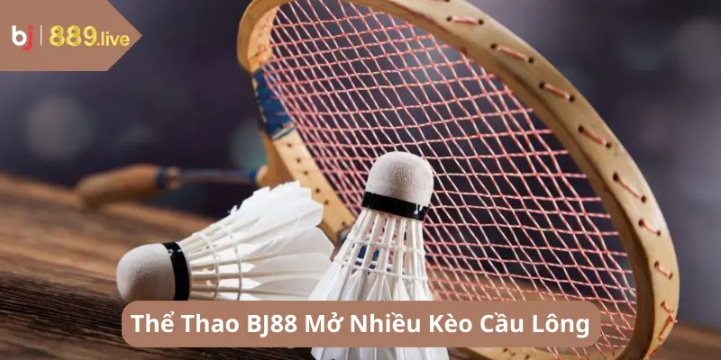 Thể Thao BJ88 Mở Nhiều Kèo Cầu Lông